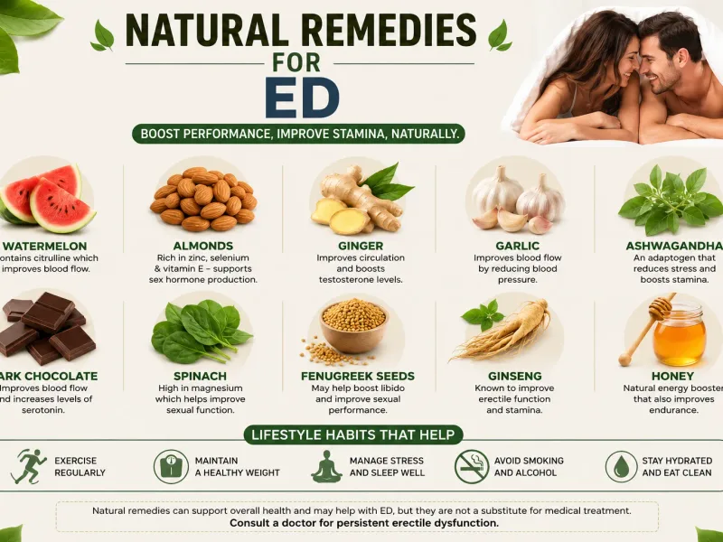Natural remedies for ED