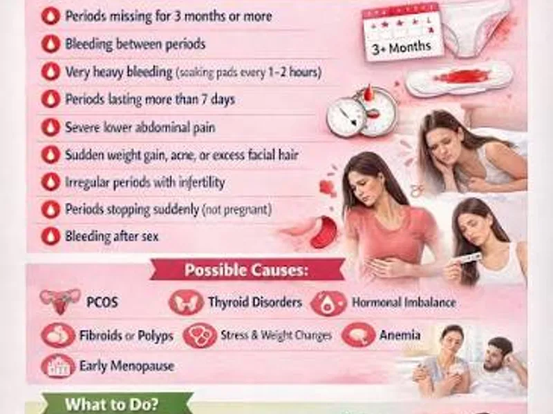 Irregular Periods: Common Causes You Shouldn't Ignore