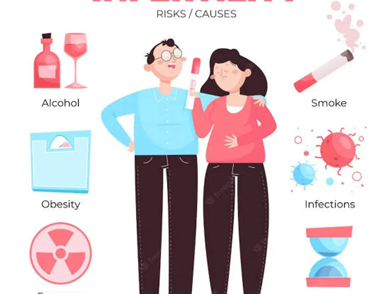 Lifestyle factors affecting fertility (smoking, alcohol, heat)