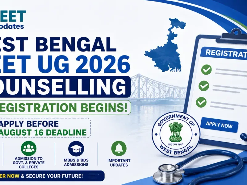 MBBS NEET Counselling West Bengal 2026