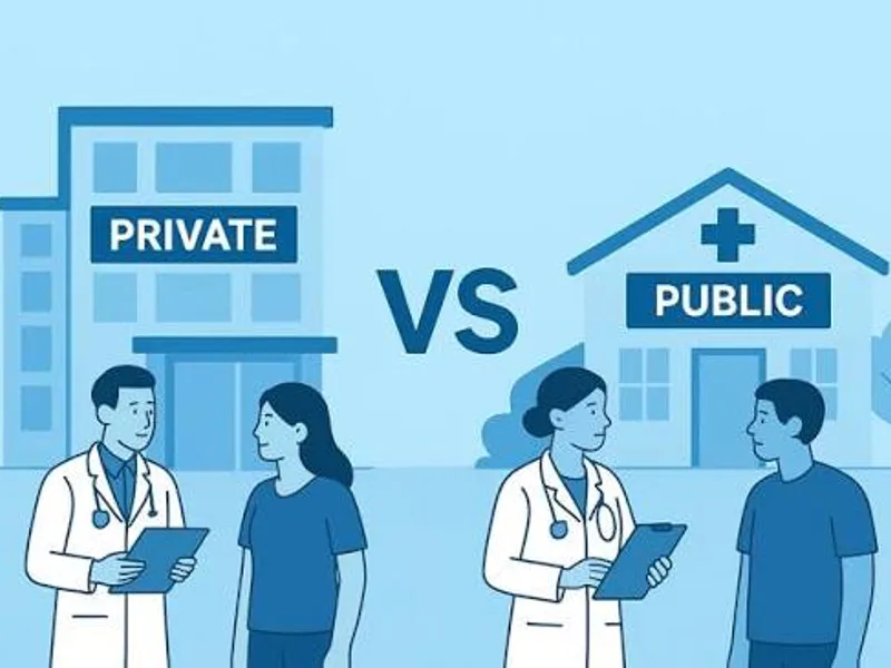 Private vs Government Hospital Coverage Bihar