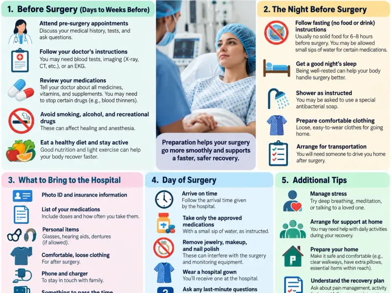 How to Prepare for Surgery