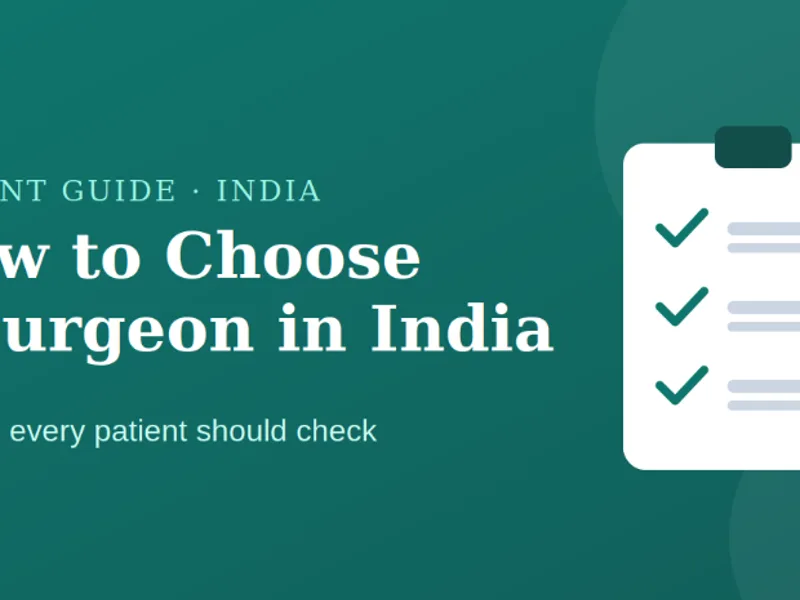 How to Choose a Surgeon in India: 7 Things Every Patient Should Check