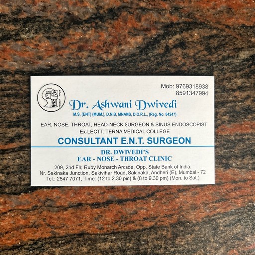 Dr. Ashwani Dwivedi