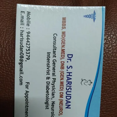 Dr. Harisudhan Doctor