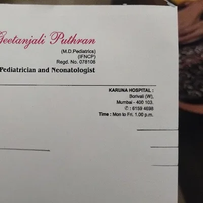 Dr. Geetanjali Khullar