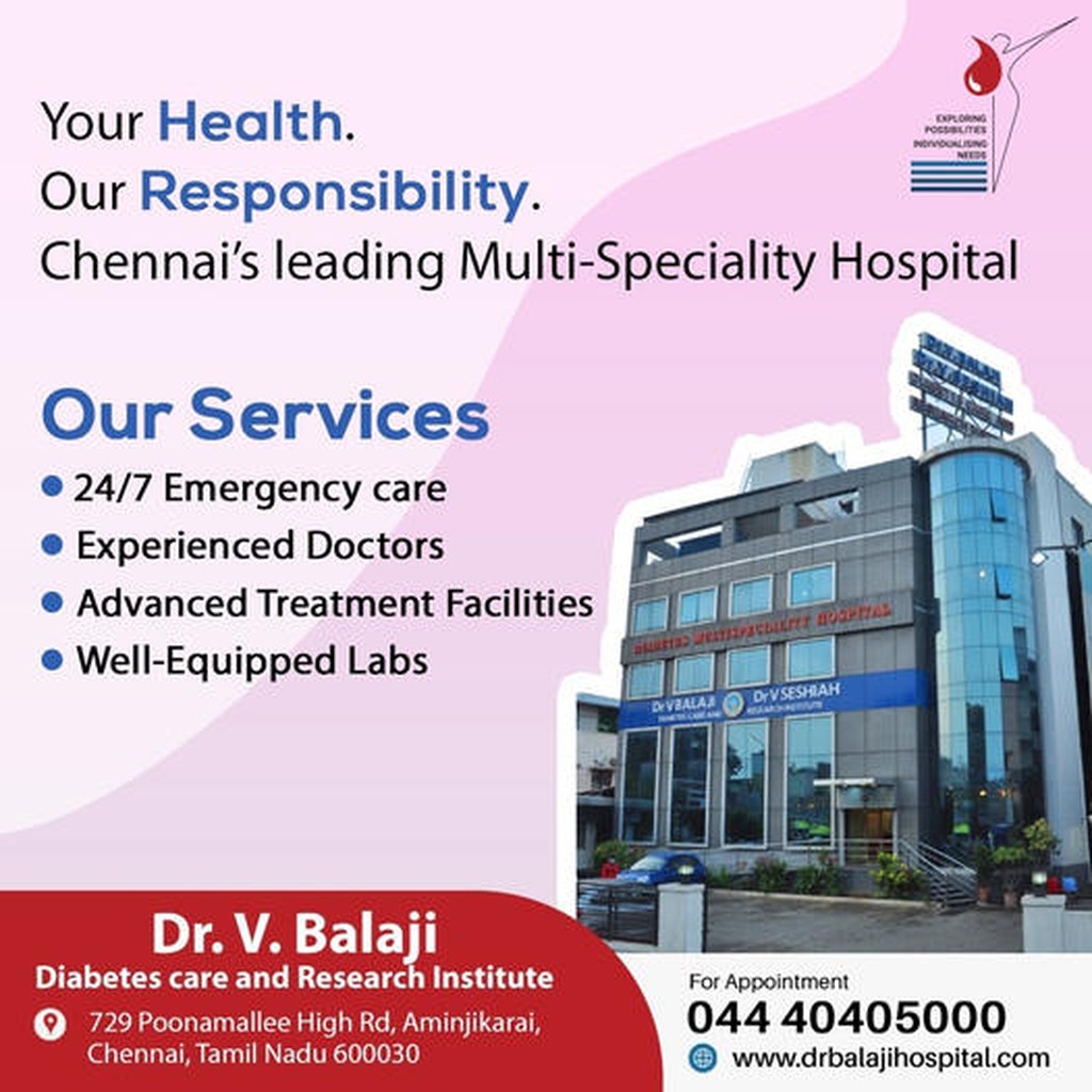 Dr V Seshiah & Balaji Research Institute & Diabetes Care Centre