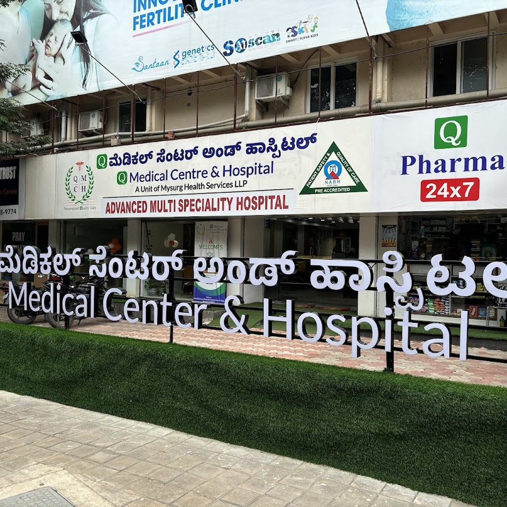 Q Medical Center and Hospital , Dickenson Road, Bangalore