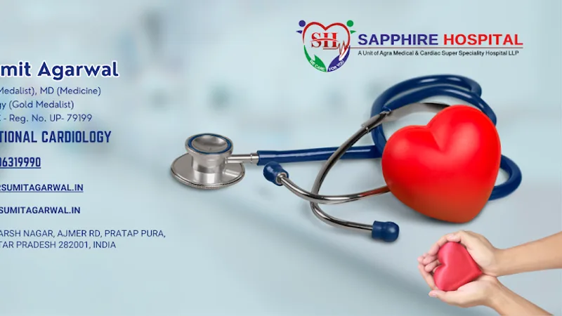 Dr Sumit Agarwal- Best Cardiologist in Agra Clinic