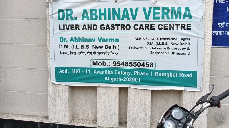 Dr Abhinav Verma Liver & Gastro Care Center Clinic