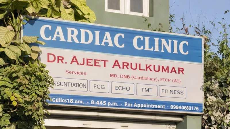 Dr Ajeet Arulkumar, Cardiac Clinic Clinic