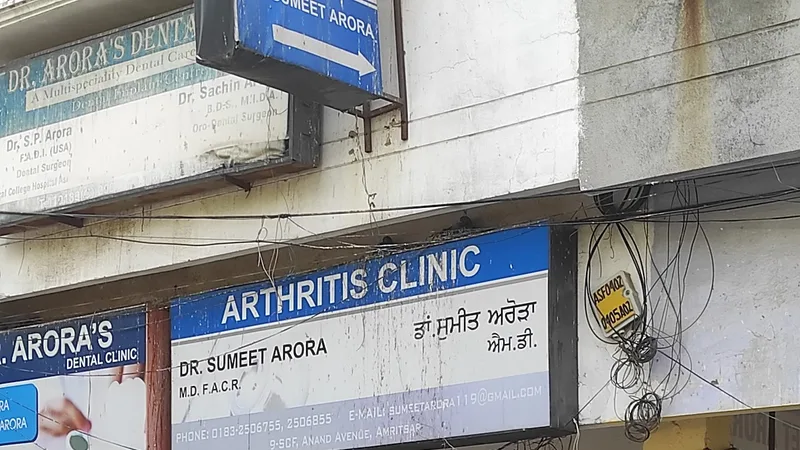 ARTHRITIS CLINIC-DR.SUMEET ARORA