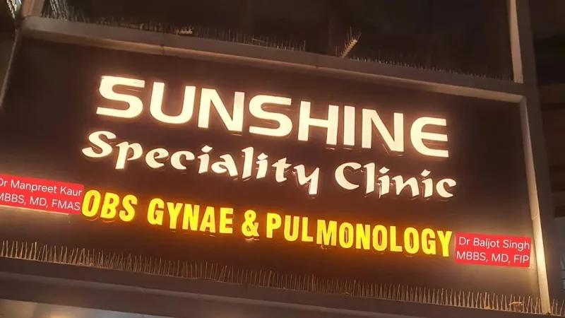 Sunshine Speciality Clinic — Dr Baljot Singh & Dr Manpreet Kaur