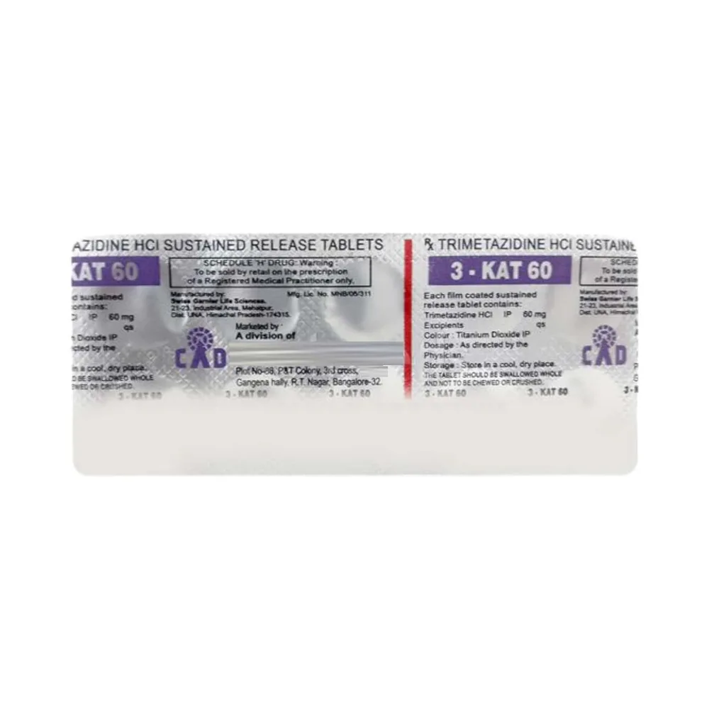 3 Kat 60mg Strip Of 10 Tablets