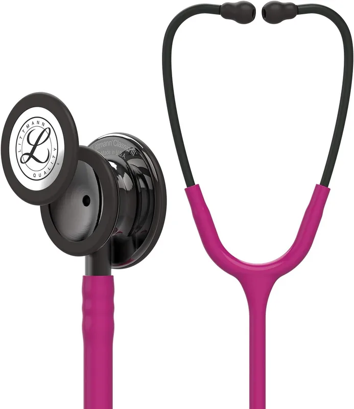 3M Littmann Classic III Stethoscope Raspberry with Smoke Finish 5871