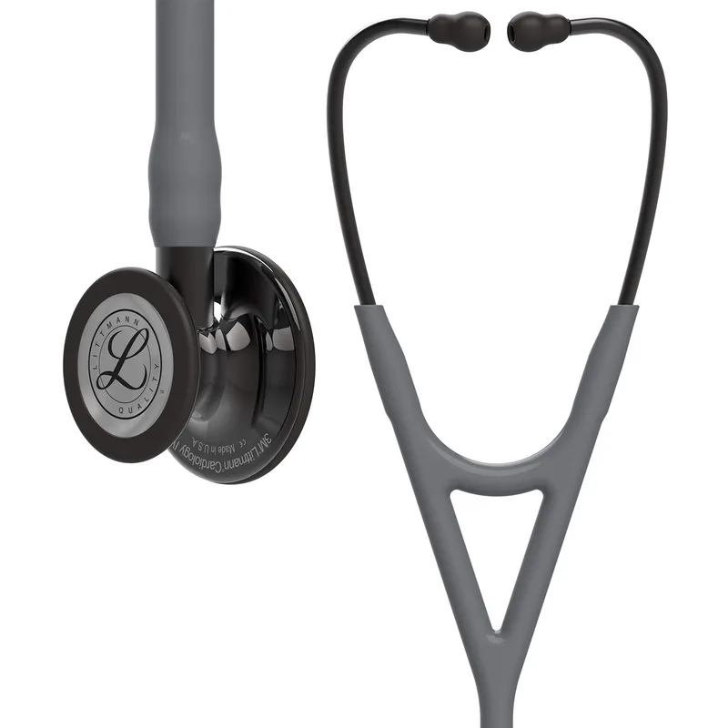 3M Littmann Cardiology IV Stethoscope - Grey, Smoke-Finish, Smoke Stem 6238