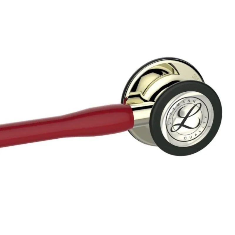 3M Littmann Cardiology IV Stethoscope Burgundy with Champagne Finish 6176