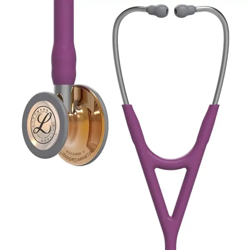 3M Littmann Cardiology IV Limited Edition Stethoscope - Plum, Copper Chestpiece, Mirror Stem 6181