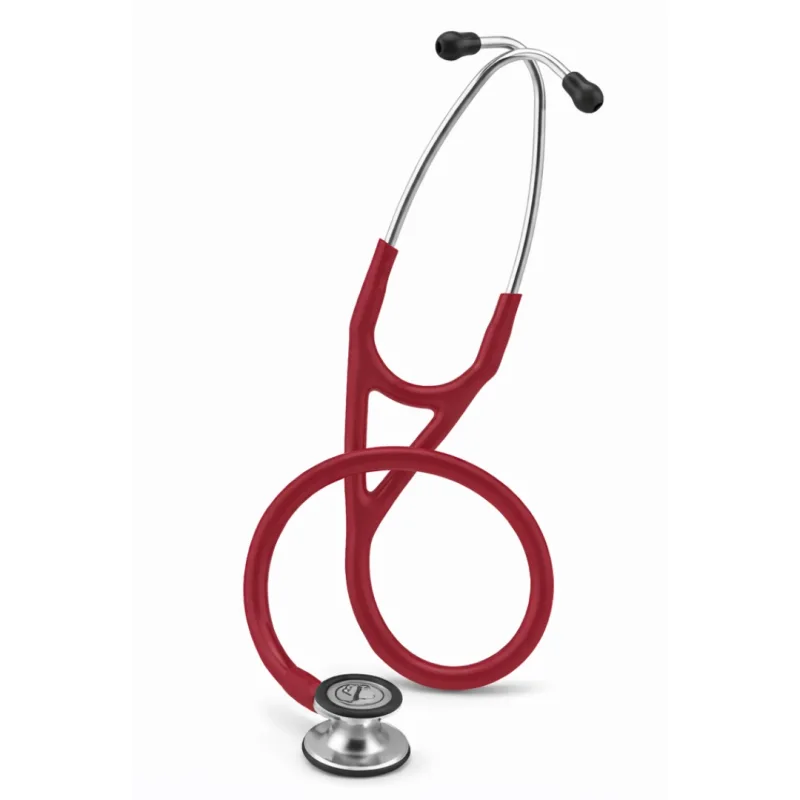 3M Littmann Cardiology IV Stethoscope Burgundy with Mirror Finish 6170