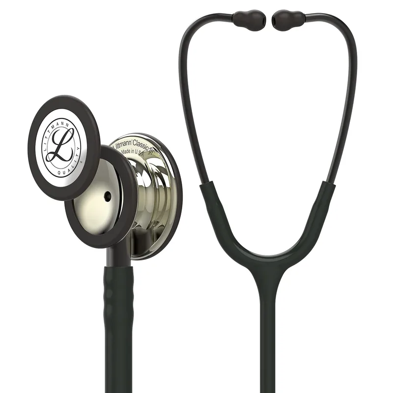 3M Littmann Classic III Stethoscope Black with Champagne Finish 5861