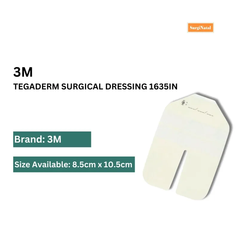3M Tegaderm Dressing 1635IN 8.5cm x 10.5cm