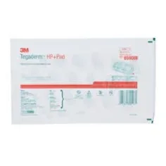 3M Tegaderm HP+Pad Film Dressing with Non-Adherent Pad 8590, 9 cm x 20 cm