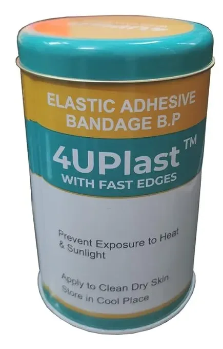 4U Plast Elastic Adhesive Bandage 10cm* 4/6mtr