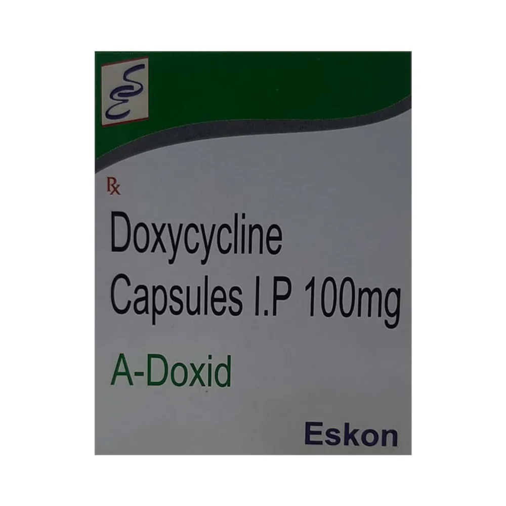A Doxid 100mg Strip Of 10 Capsules