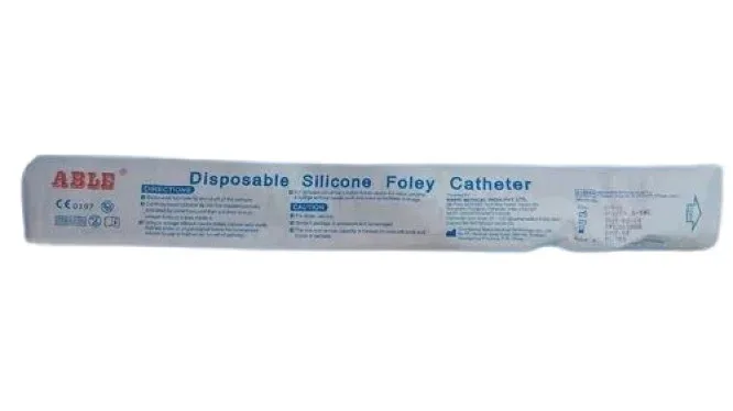 Able Disposable Silicone Foley Catheter - Similar to Silko cath