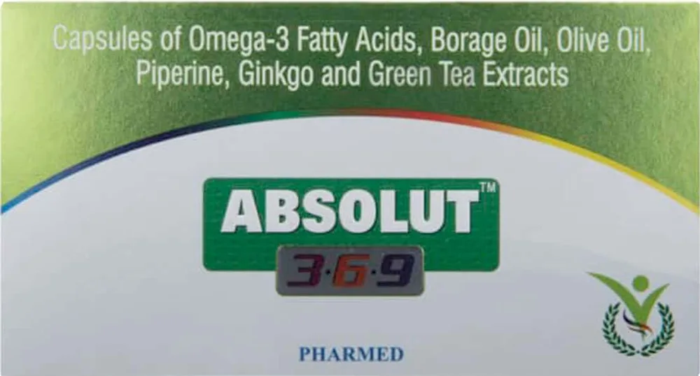 Absolut 3 6 9 Strip Of 10 Capsules