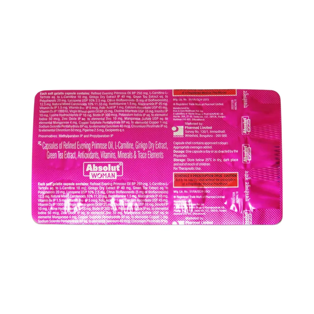 Absolut Woman Softgel Capsule