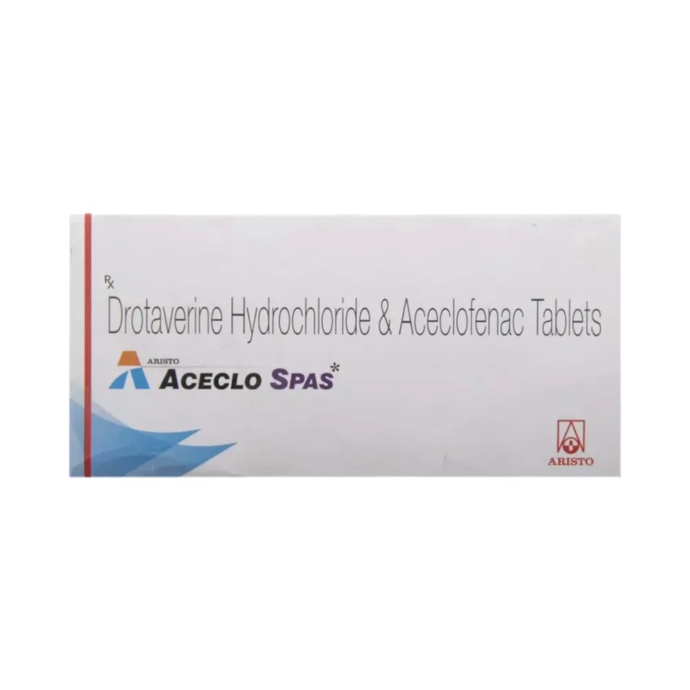 Aceclo Spas Strip Of 10 Tablets