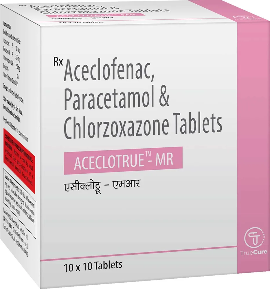 Aceclotrue Mr Strip Of 10 Tablets