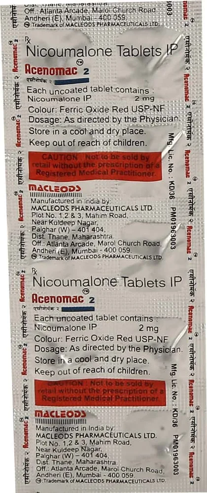 Acenomac 2mg Strip Of 10 Tablets