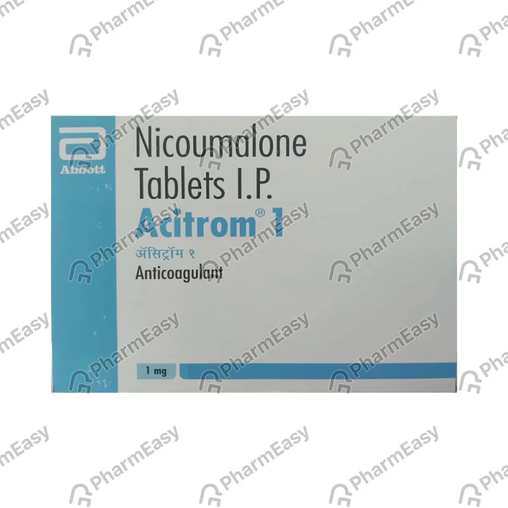 Acitrom 1mg Strip Of 20 Tablets