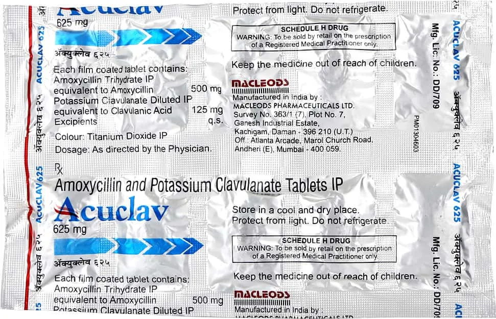 Acuclav 625 Tablet