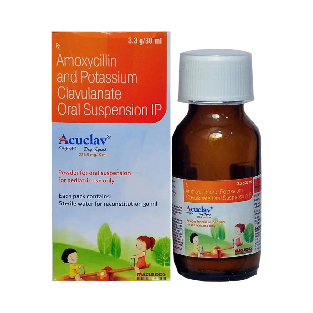 Acuclav Dry Syrup 30ml