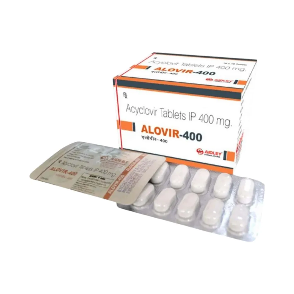 Alovir 400mg Strip Of 10 Tablets