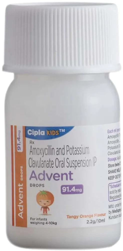Advent 91.4mg Orange Flavour Bottle Of 10ml Drops
