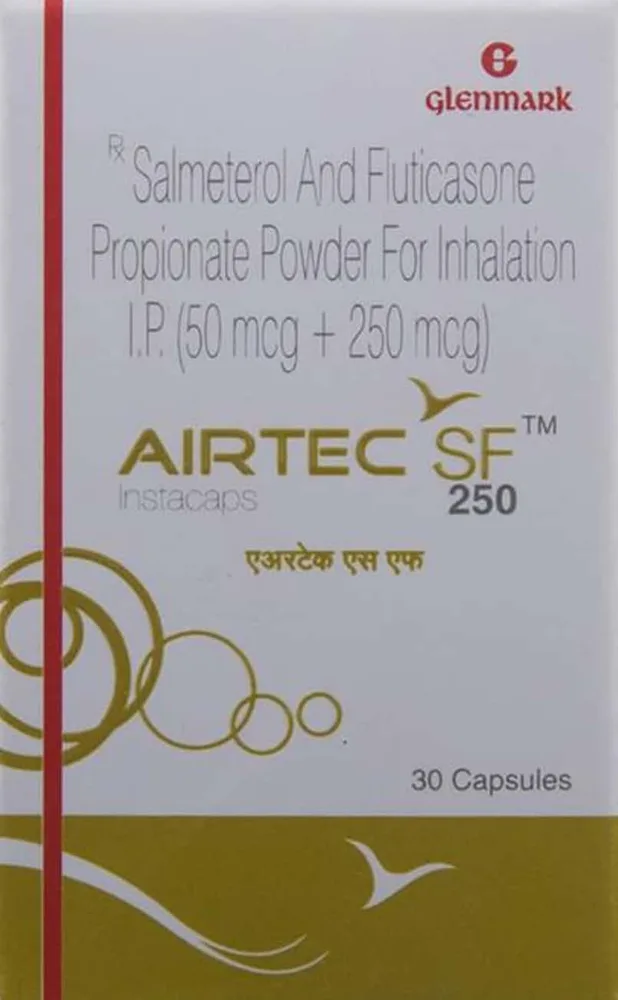 Airtec Sf 250mcg Bottle Of 30 Instacaps