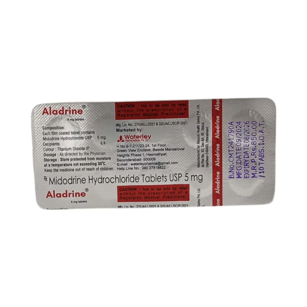 Aladrine 5mg Strip Of 10 Tablets