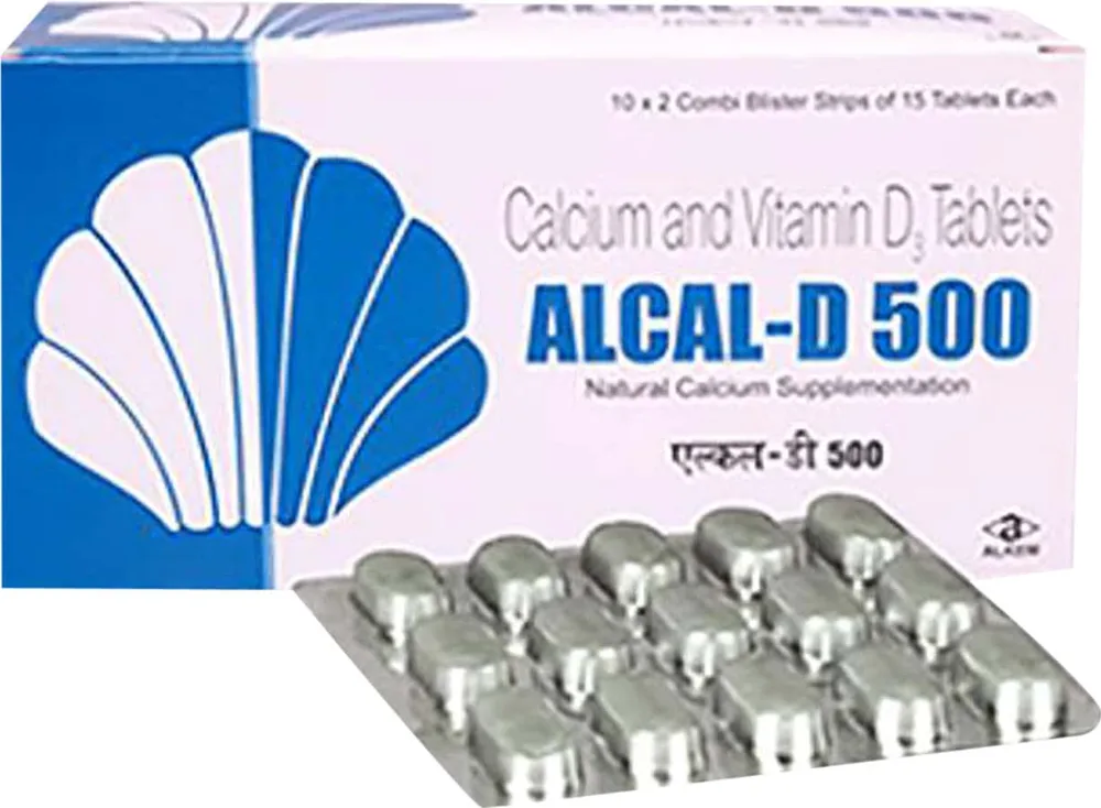 Alcal D 500mg Strip Of 15 Tablets