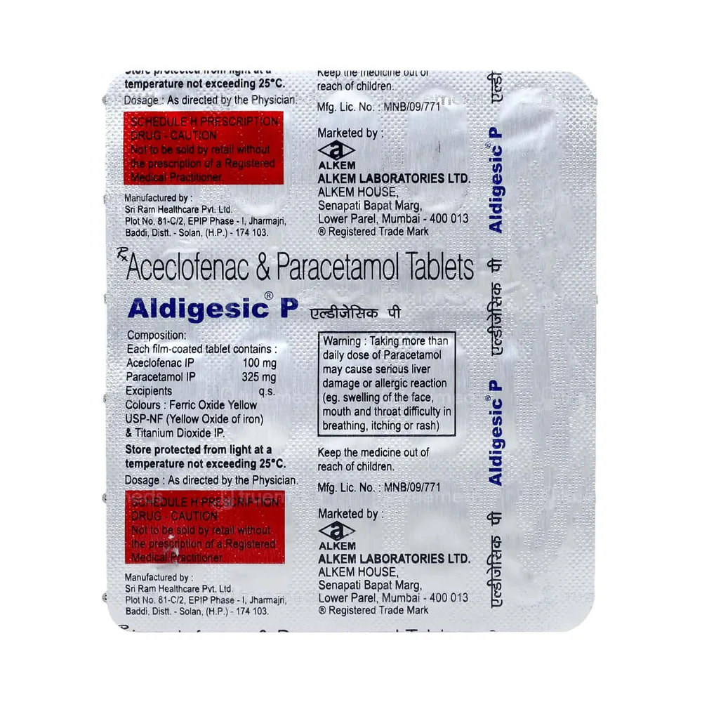 Aldigesic Tc Strip Of 10 Tablets