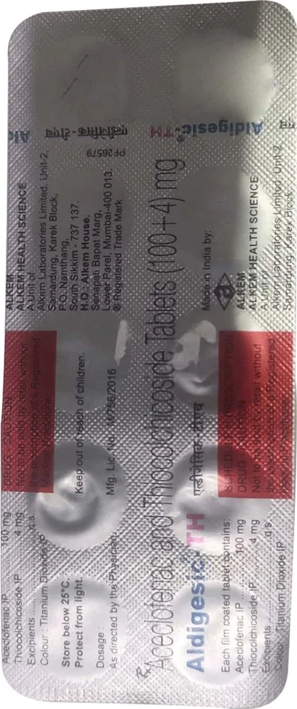 Aldigesic Th Strip Of 10 Tablets