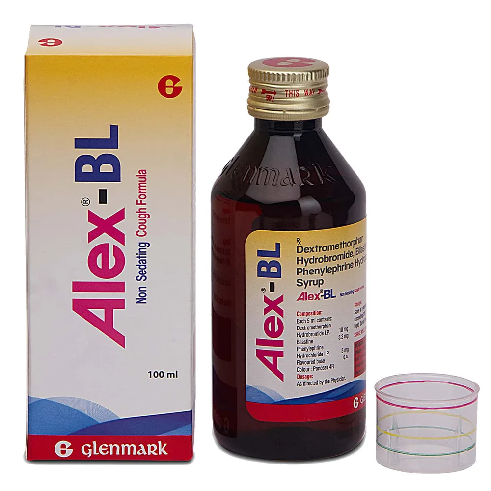 Alex Bl Bottle Of 100ml Syrup