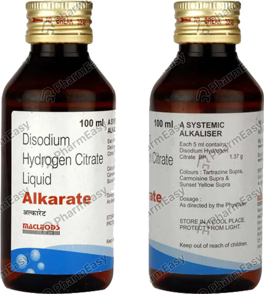 Alkarate Bottle Of 100ml Syrup