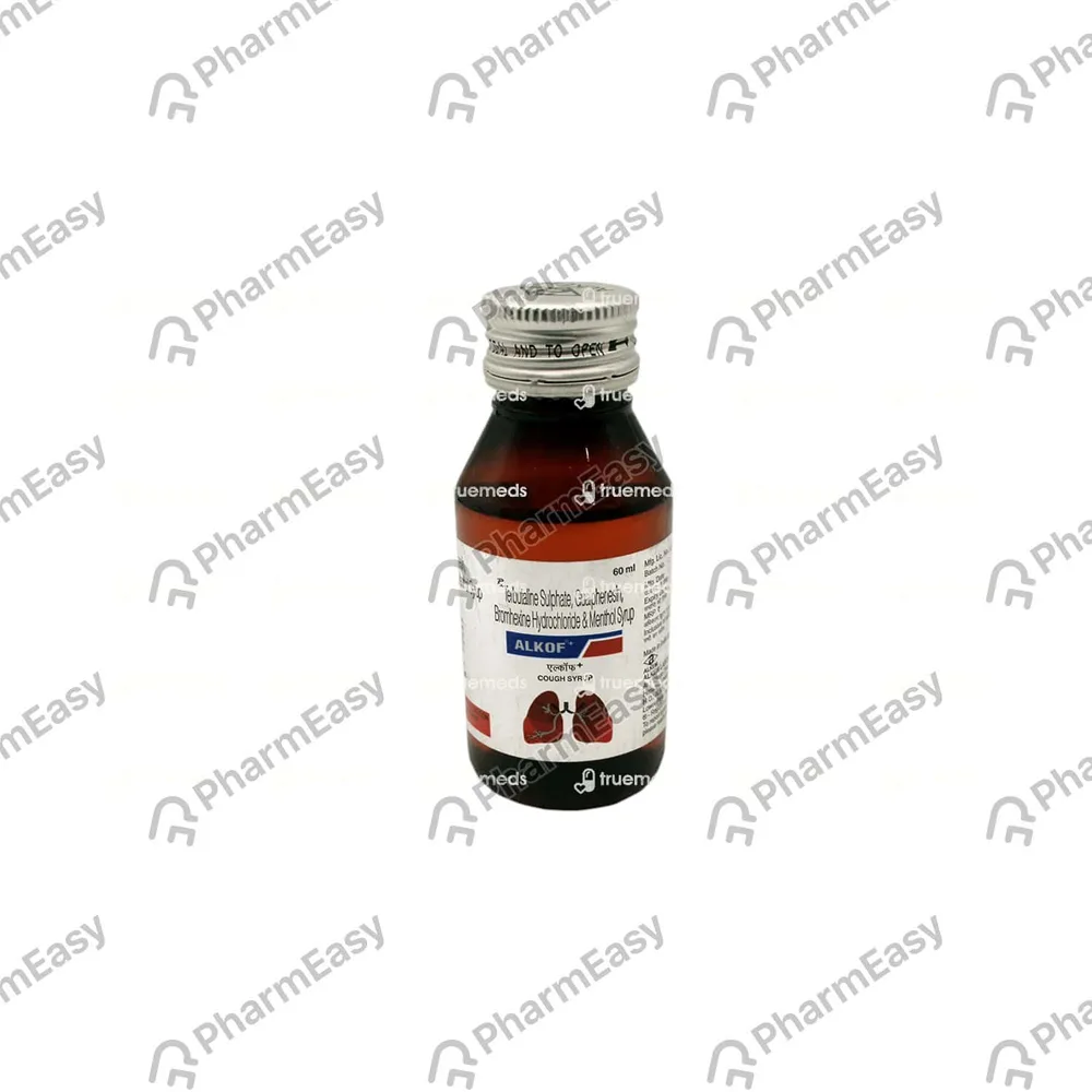 Alkof Plus Bottle Of 60ml Syrup