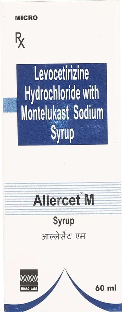 Allercet M Bottle Of 60ml Syrup