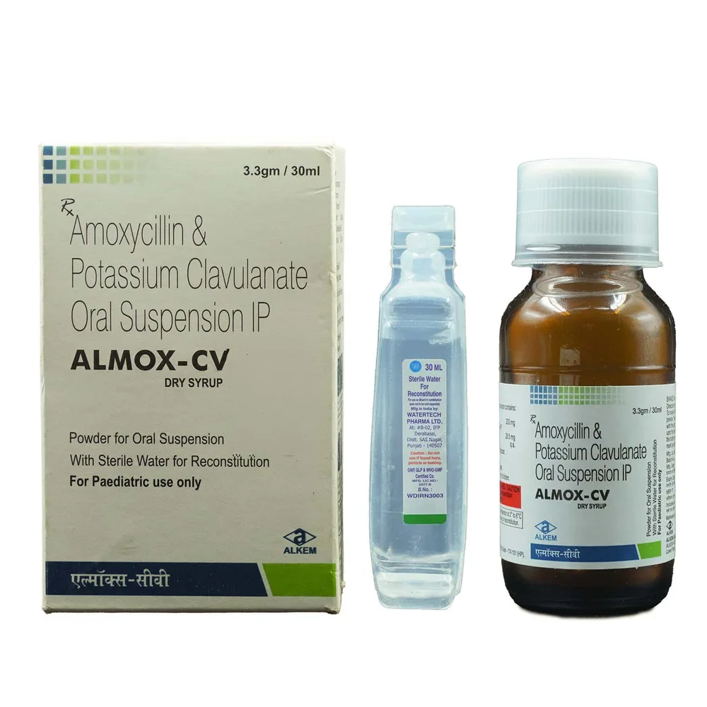 Almox Cv Bottle Of 30ml Dry Syrup
