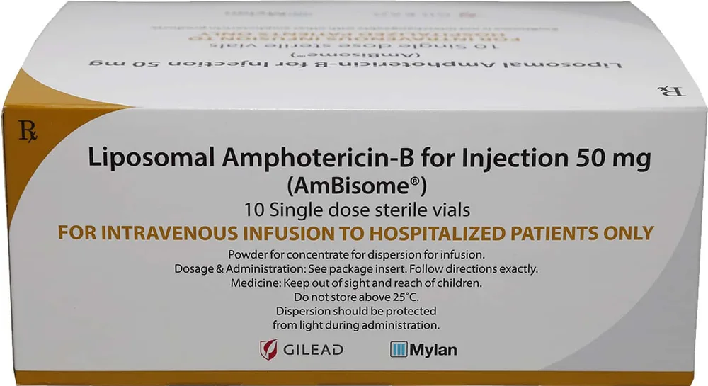 Ambisome 50mg Vial Of 0.05gm Powder For Infusion